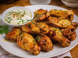 Recetas de una abuela asturiana: Alitas de pollo al horno con curry y cúrcuma ( esto cura hasta el aburrimientu)