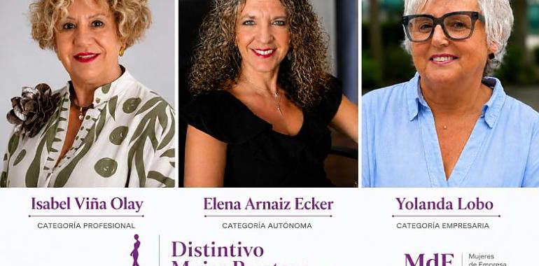Tres mujeres que hacen avanzar Asturias: Elena Arnaiz, Yolanda Lobo e Isabel Viña, distinguidas como Mujeres Prestosas 2026
