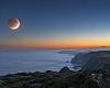 Un eclipse lunar parcial teñirá de rojo el amanecer del viernes en Asturias