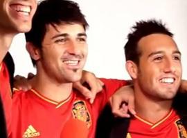 Cazorla y Villa protagonistas en el villancico de la selección