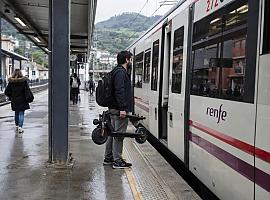 Los patinetes vuelven a los trenes de Asturias tras casi tres años: esta es la lista que debes comprobar antes de subir