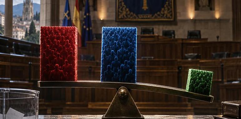PSOE y PP quedan en empate técnico en Asturias y Vox tiene la llave de la mayoría