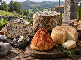 Asturias juega sus cuatro ases del queso: Cabrales, Gamonéu, Casín y Afuega’l Pitu se unen para conquistar mercado