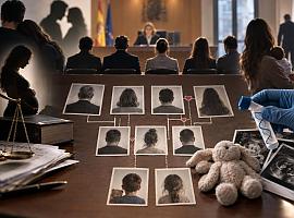 Dos bebés, filiaciones falsas, relaciones cruzadas y seis acusados: el insólito juicio que se celebra en Avilés