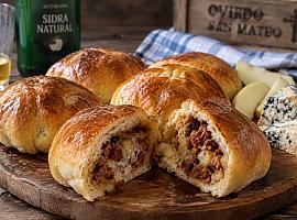 Recetas de una abuela asturiana: Bollu de San Mateo rellenu de picadillo, Cabrales y manzana 