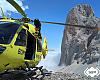Domingo de rescates en Picos de Europa: cuatro evacuados en helicóptero en una sola jornada