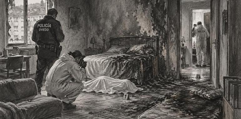 El misterio del piso de Pumarín: un cuerpo calcinado, una llamada a las 3.41 y una identidad que cambió durante la investigación