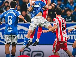 Derrota de los rojiblancos contra el Real Oviedo (2-0)