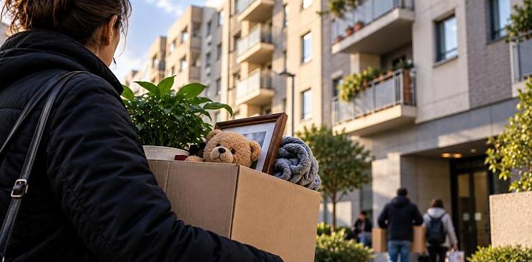 Ganar un poco más y perder la casa: siete familias de La Corredoria temen quedarse fuera de sus viviendas públicas