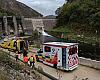 Un trabajador, grave tras caer doce metros en las obras de la nueva central hidroeléctrica de Rioseco