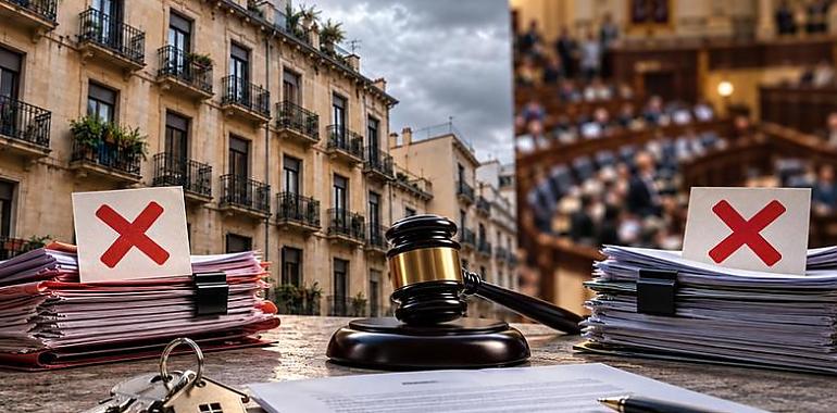 El Congreso tumba los dos decretos de vivienda: cae la prórroga que afectaba a 41.917 alquileres asturianos