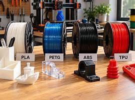 PLA, PETG, ABS o TPU: qué plástico usar para piezas domésticas reales 