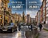 La Asturias de las dos velocidades: de los 56.000 euros del centro de Oviedo a los 25.900 de Pumarín en Gijón