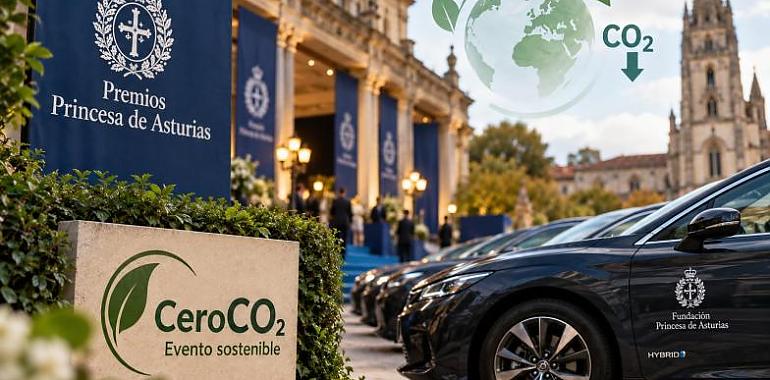 Los Premios Princesa de Asturias reducen un 33% su huella de carbono y compensarán en Colombia las emisiones de la edición de 2026