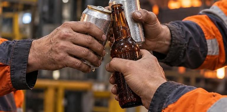 De las cervezas al despido: la fiesta de tres trabajadores de Arcelor en Gijón que terminó grabada por las cámaras de seguridad