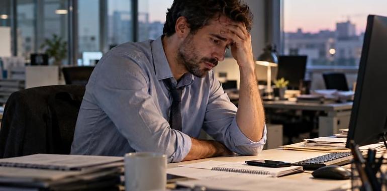 La epidemia invisible que golpea a los trabajadores: las bajas por síntomas emocionales se disparan un 490 % y Asturias enciende todas las alarmas