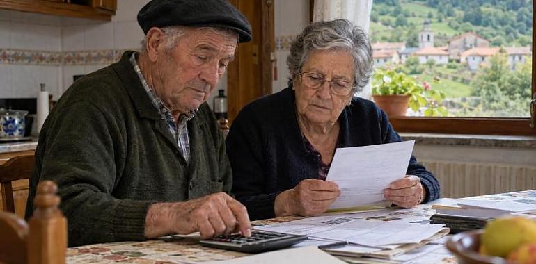 La Asturias que vive de las pensiones: las jubilaciones ya aportan más ingresos que los salarios en 15 concejos
