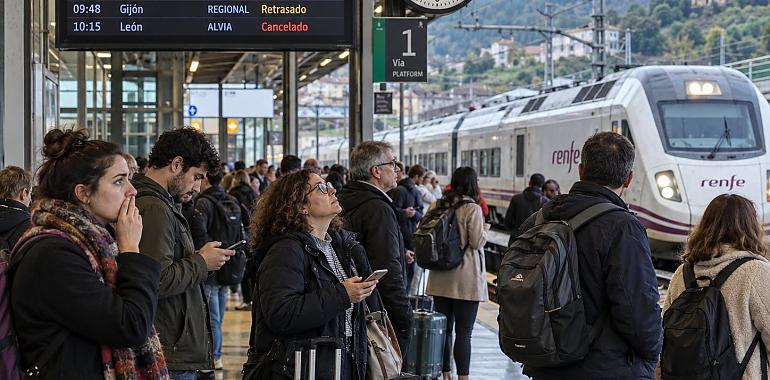 Huelga de Renfe hoy en Asturias: qué trenes pueden verse afectados, servicios mínimos y cómo comprobar si puedes viajar