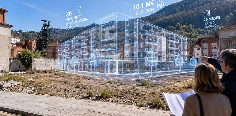 Asturias hace historia con la vivienda pública: el dinero europeo de la reconversión minera financiará 36 nuevos pisos en Sotrondio