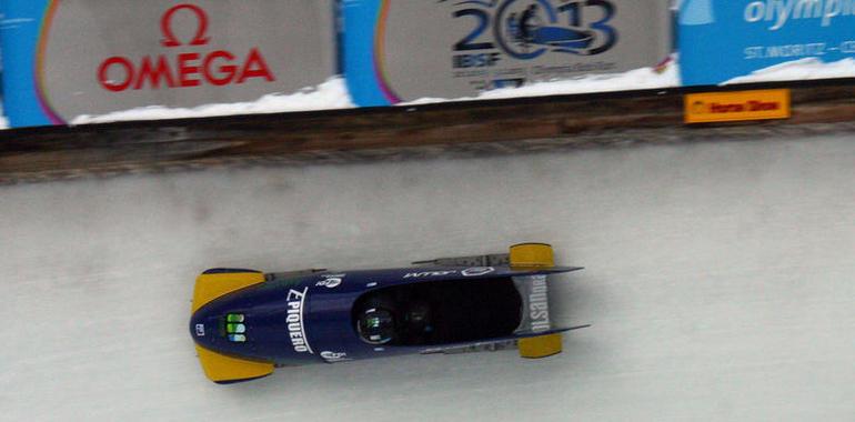 El equipo asturiano de Bobsleigh se clasifica para la manga oficial puntuable para la Copa de Europa 