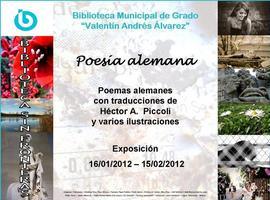 'Poesía alemana' abre el lunes en la Casa de Cultura de Grau