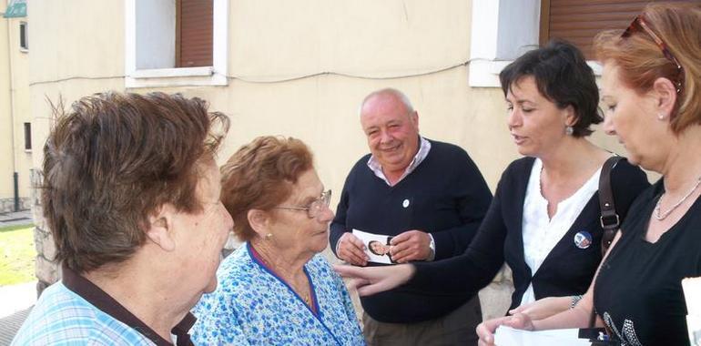 El Gijón más popular en la campaña de Carmen Moriyón