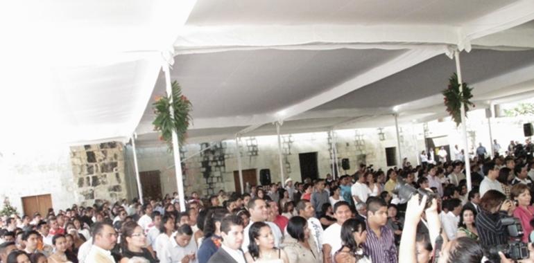 Los matrimonios florecen en el jardín etnobotánico oaxaqueño