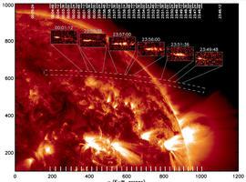 "Cadáveres" de cometas en el viento solar.