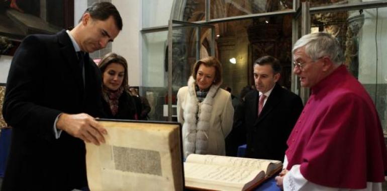 Tarazona despliega su encanto ante los Príncipes de Asturias