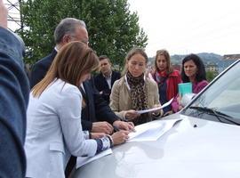Firma del acta de ocupación y pago de los terrenos del Barrio del Pilar