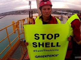 'Xena' y Greenpeace bloquean una expedición de Shell al Ártico 