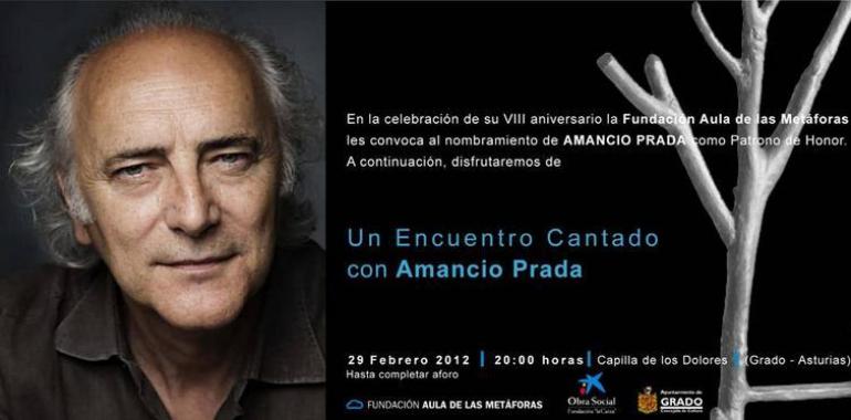 Amancio Prada: un encuentro cantado en el Áula de las Metáforas