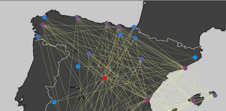 Un algoritmo matemático permite identificar los nodos más influyentes de una red compleja 