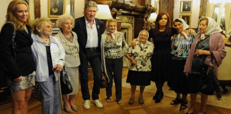 La Presidenta recibió al cantante británico Roger Waters