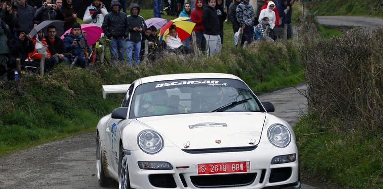 Óscar Palacio estrena su Porsche 911 GT3 con una victoria en el Rallysprint Villa de la Sidra