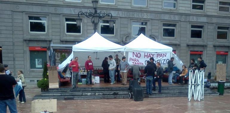 La protesta social mantiene asambleas y acampadas en Asturias