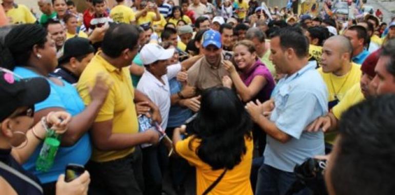 Capriles Radonski promete en Los Sin Techos construir la verdera independencia de Venezuela