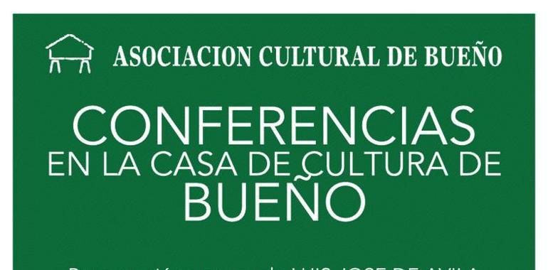 Conferencia de Ramiro Fernández sobre "Imagen y deporte", en la Casa de Cultura de Bueño