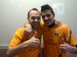 La recuperación de David Villa sigue el guión previsto