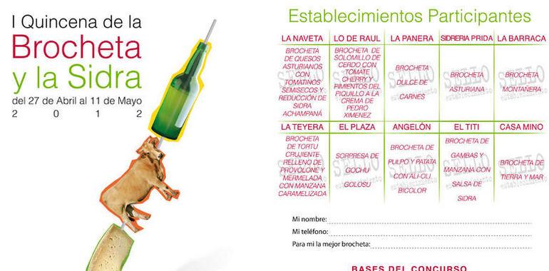 Los hosteleros de Nava celebran el éxito de la I Quincena de la Brocheta y la Sidra