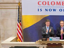 El presidente Santos, 'síndico' en la Bolsa de Nueva York