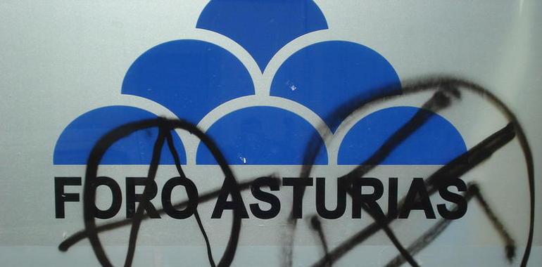 FORO ASTURIAS denuncia los actos vandálicos contra la sede del partido en Pola de Siero