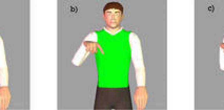 Un avatar que se expresa en lengua de signos