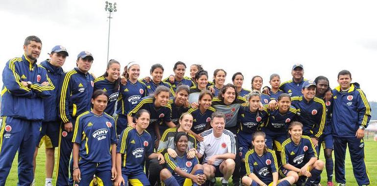 ‘Ustedes ya están haciendo historia’, Presidente Santos a a selección femenina de fútbol  