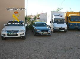 Detenidos 6 miembros de una organización dedicada al robo en polígonos industriales y en viviendas