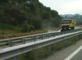 Normalizada la circulación en la A-66 y Autovía Minera, tras los cortes por barricada