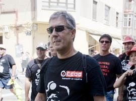 Felipe López, con los mineros: "Estamos defendiendo una reivindicación justa y tenemos la fuerza para defenderla"