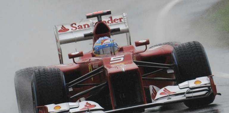 Alonso: "Es mejor guardar neumáticos dada la previsión de lluvia para el fin de semana"