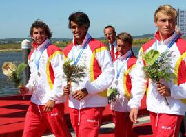 El asturiano, Nacho Fernández, subcampeón de Europa Júnior en K4