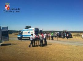 Rescatado un parapentista herido en Arcones (Segovia)